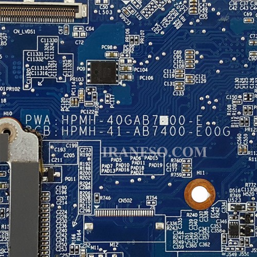 مادربرد لپ تاپ اچ پی DV6-6000_DV7-6000_AMD_11A40-2_41-AB7400-E00G_48-4RI02-021 2Chip_1GB گرافیک دار-تعمیری