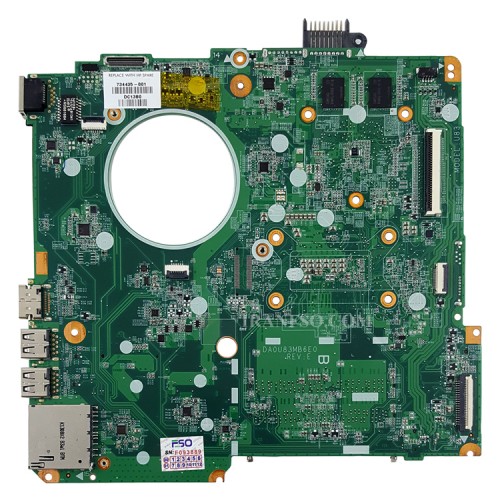 مادربرد لپ تاپ اچ پی Pavilion 15-N CPU-I5-4_U83_DA0U83MB6E0_VGA-1GB گرافیک دار-تعمیری