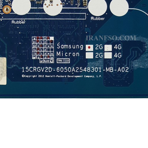مادربرد لپ تاپ اچ پی ENVY 15-J HM77_15CRGV2D_6050A2548301-MB-A02_VGA-2GB گرافیک دار