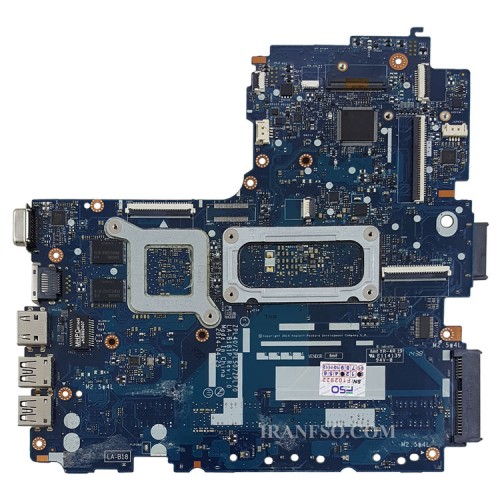 مادربرد لپ تاپ اچ پی ProBook 450 G2_CPU-I5-4_ZPL40-ZPL50-ZPL70_LA-B181P_EDP-30Pin 2GB گرافیک دار-CPU حرارت دیده
