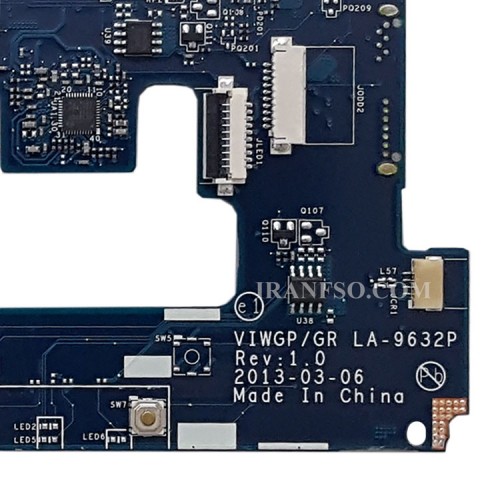 مادربرد لپ تاپ لنوو IdeaPad G500 CPU-Pentium_LA-9632P بدون گرافیک