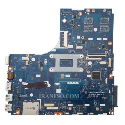 مادربرد لپ تاپ لنوو IdeaPad B50-70_IP305 CPU-I3-4005U_ZIWB1-ZIWB2-ZIWE3_LA-B091P_VGA-2GB گرافیک دار