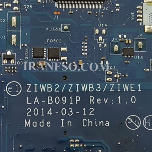 مادربرد لپ تاپ لنوو IdeaPad B50-70_IP305 CPU-I5-4_LA-B091P 1GB گرافیک دار