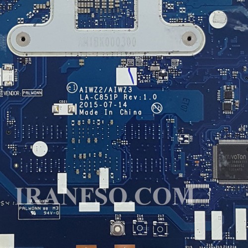 مادربرد لپ تاپ لنوو IP500-15ISK CPU-I5_6200_AIWZ2-AIWZ3_LA-C851P_2GB_3D WEB_R7-M360 گرافیک دار-مشابه Z51-70 تعمیری