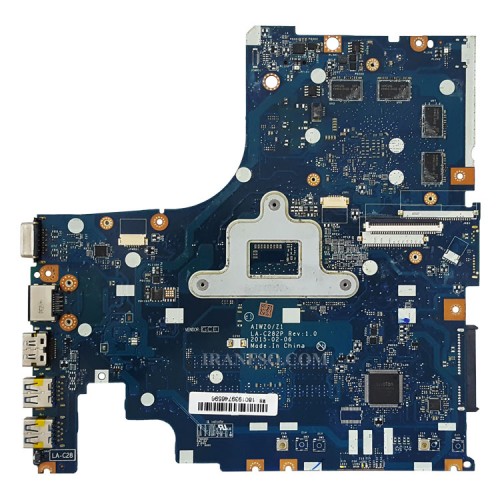 مادربرد لپ تاپ لنوو Z51-70_V4000_I7-5500U_AIWZ0-Z1_LA-C282P_4GB_NO 3D Web گرافیک دار-CPU حرارت دیده