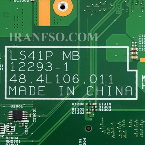 مادربرد لپ تاپ لنوو IdeaPad S510P CPU-I3-4_LS41P_12293-1_48-4L106-011 گرافیک اینتلی