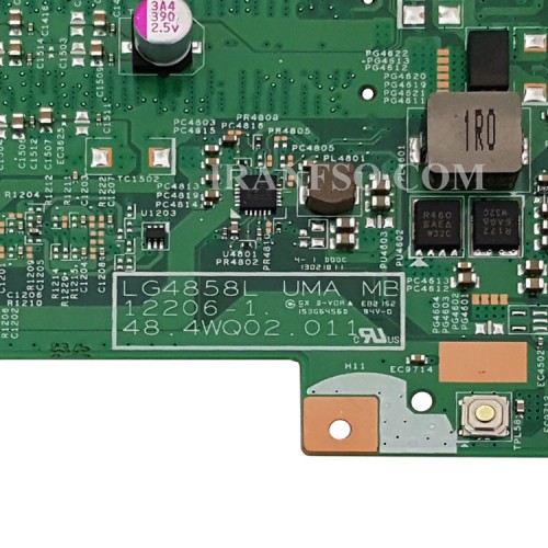 مادربرد لپ تاپ لنوو IdeaPad G580_LG4858_48-4SG06-011_48-4WQ02-011_48-4SG16-011 سوکت فلت کیبوردی بدون گرافیک