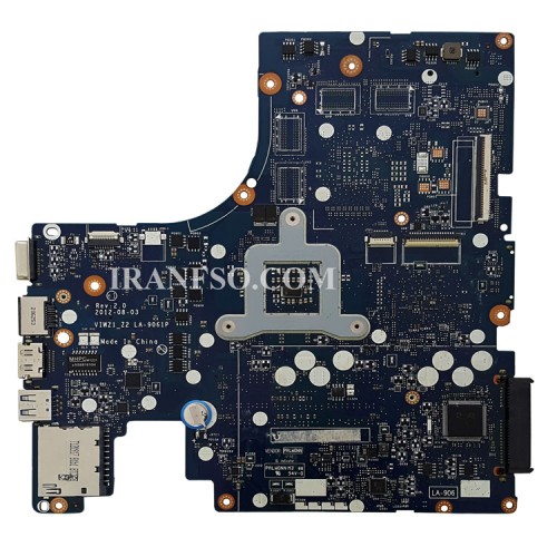 مادربرد لپ تاپ لنوو IdeaPad Z500_VIWZ1-Z2_LA-9061P بدون گرافیک سوکت تبدیل درایو 10 پین