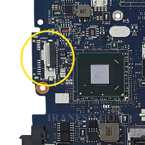مادربرد لپ تاپ لنوو IdeaPad Z500_VIWZ1-Z2_LA-9061P بدون گرافیک سوکت تبدیل درایو 10 پین