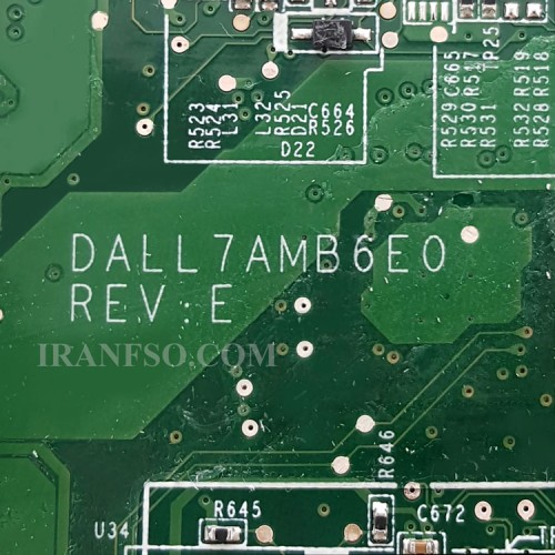 مادربرد لپ تاپ لنوو IdeaPad Z360-G360_CPU-Intel_DALL7AMB6E0 گرافیک دار