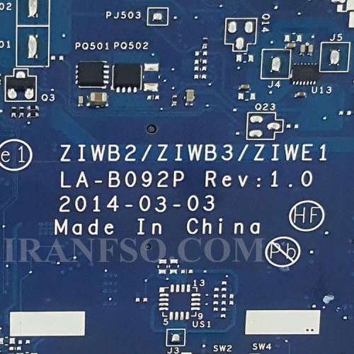 مادربرد لپ تاپ لنوو IdeaPad B50-70_IP305 CPU-Pentium_LA-B092P بدون گرافیک