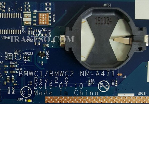 مادربرد لپ تاپ لنوو Ideapad 300 CPU-Celeron_NM-A471 بدون گرافیک