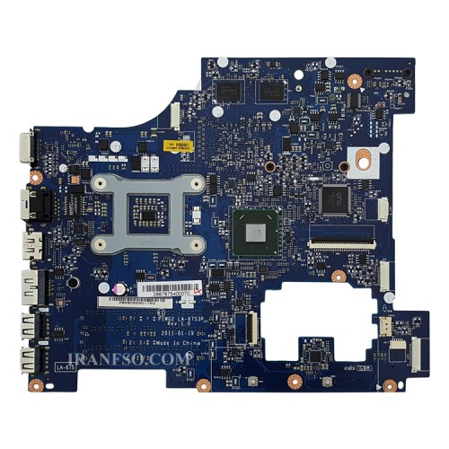 مادربرد لپ تاپ لنوو IdeaPad G570 HM65_PIWG2_LA-6753P_PM2GM با HDMI