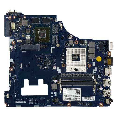 مادربرد لپ تاپ لنوو IdeaPad G500 HM76 CPU-Pentium_VIWGP-GR_LA-9631P VGA-1GB گرافیگ دار-تعمیری