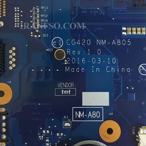 مادربرد لپ تاپ لنوو Ideapad 110 NM-A805 CPU-Celeron-2G بدون گرافیک