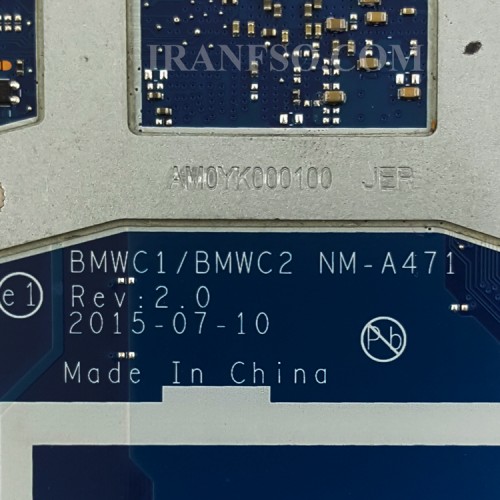 مادربرد لپ تاپ لنوو Ideapad 300-15IBR_CPU-Pentium-N3710_NM-A471 گرافیک دار