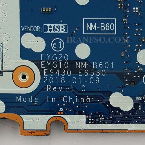 مادربرد لپ تاپ لنوو Ideapad 530 CPU-I7-8550U NM-B601 گرافیک دار