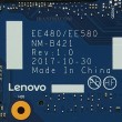 مادربرد لپ تاپ لنوو Thinkpad E480-E580 CPU-I7-8550U_EE580 EE480 NM-B421_VGA-2GB گرافیک دار-تعمیری