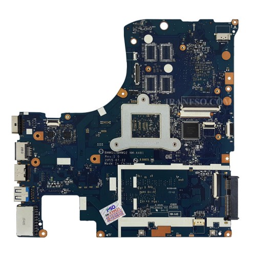 مادربرد لپ تاپ لنوو IP300-15ISK_I5-6200U_BMWQ1_BMWQ2_NM-A481_VGA-1GB گرافیک دار-CPU حرارت دیده