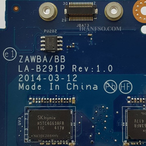 مادربرد لپ تاپ لنوو IdeaPad B50-45 CPU-AMD-A6_LAB291P گرافیک دار