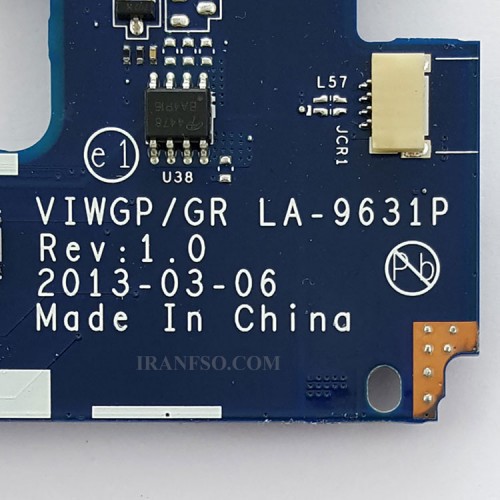 مادربرد لپ تاپ لنوو IdeaPad G400 VIWGP-GR_LA-9631P_VGA-2GB گرافیک دار