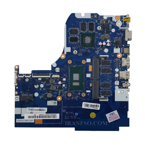 مادربرد لپ تاپ لنوو Ideapad 310-15 CPU-I5-7200U_NM-A981_4GB-2GB گرافیک دار