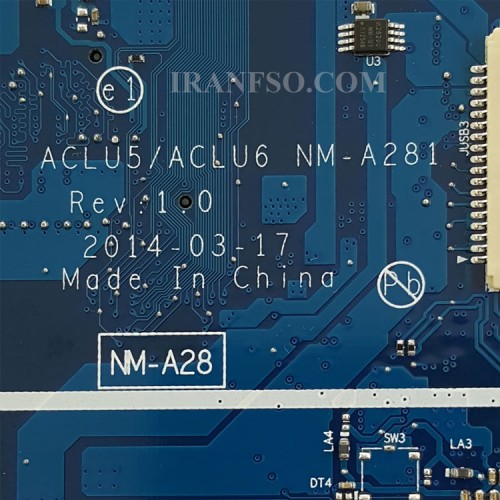 مادربرد لپ تاپ لنوو IdeaPad G50-45 CPU-A6_NM-A281 بدون گرافیک