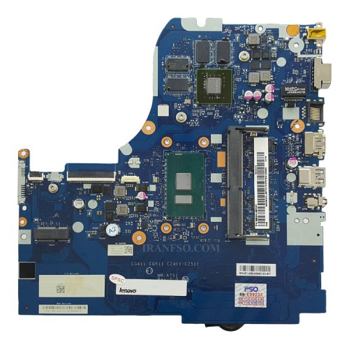 مادربرد لپ تاپ لنوو IdeaPad 310-15_CPU-I7-6_NM-A751 VGA-920M 4GB-2GB گرافیک دار