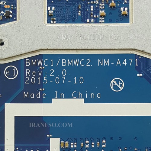 مادربرد لپ تاپ لنوو Ideapad 300-14IBR_CPU-Celeron_BMWC1-BMWC2_NM-A471 گرافیک اینتلی