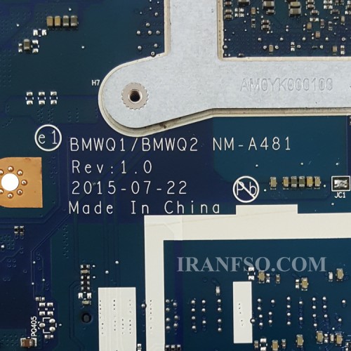 مادربرد لپ تاپ لنوو Ideapad 300-15ISK CPU-I5-6_BMWQ1-BMWQ2_NM-A481 تعمیری