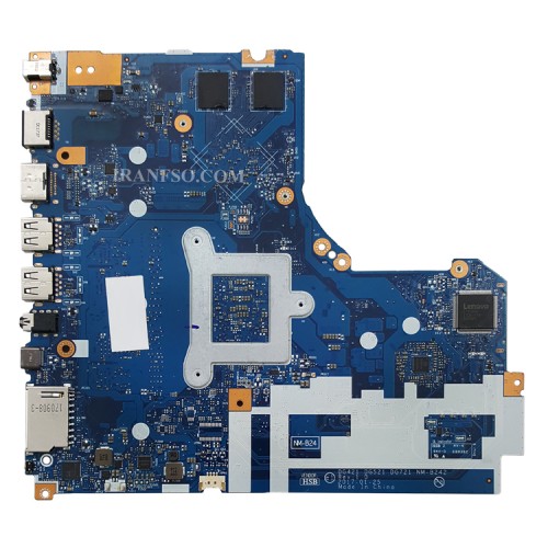 مادربرد لپ تاپ لنوو IdeaPad 320-15ISK_CPU-I7-7500_DG421_DG521_DG721_NM-B242_4GB-2GB گرافیک دار-اسلات رم خراب