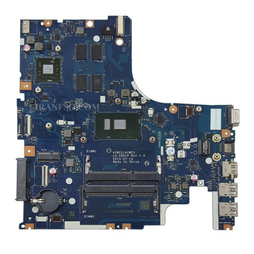 مادربرد لپ تاپ لنوو IP500-15ISK_I5-6_LA-C851P_3D WEB_R7-M360_PM2GM مشابه Z51-70-سی پی یو حرارت دیده