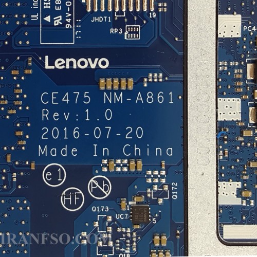 مادربرد لپ تاپ لنوو ThinkPad E475_CPU-AMD A6-9500_CE475_NM-A981_VGA-2GB گرفیک دار