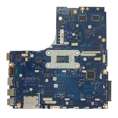 مادربرد لپ تاپ لنوو IdeaPad B51-80 CPU-I5-6_LA-D101P 2GB گرافیک دار