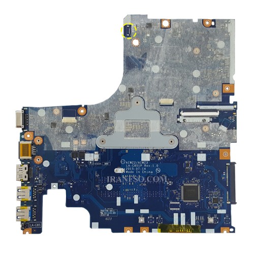 مادربرد لپ تاپ لنوو IP500-15ISK CPU-I7-6_AIWZ2_AIWZ3_LA-C851P_VGA-2GB_ NO 3D Web گرافیک دار-مشابه Z51-70