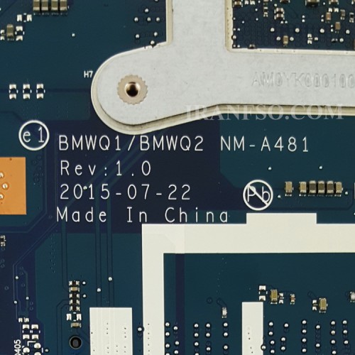 مادربرد لپ تاپ لنوو IdeaPad 300-15ISK_CPU-I5-6_BMWQ1_BMWQ2_NM-A481_VGA-1GB گرافیک دار