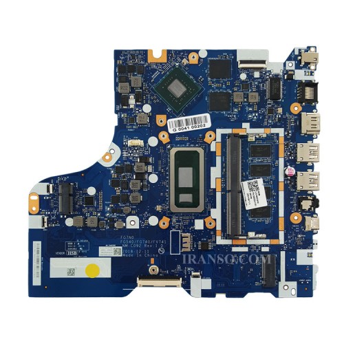 مادربرد لپ تاپ لنوو IdeaPad L340-15IWL_CPU-I5-8_FG7N0_FG540_FG740_FV741_NM-C092_4GB-2GB گرافیک دار