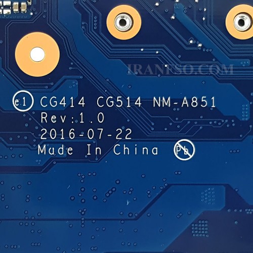 مادربرد لپ تاپ لنوو IP310-15IAP_CPU-Celeron N3450_CG414_CG514_NM-A851_VGA-2GB گرافیک دار-سوکت بزرگ