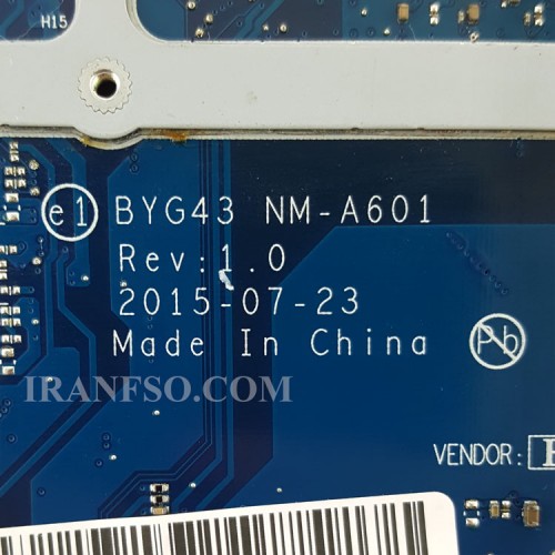 مادربرد لپ تاپ لنوو Yoga 700-14ISK_CPU-I5-6_BYG43_NM-A601 گرافیک اینتلی