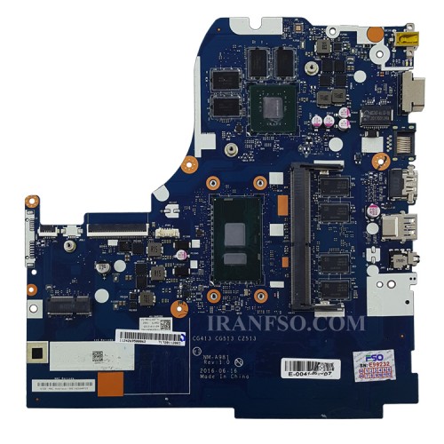 مادربرد لپ تاپ لنوو IP310-15IKB_IP510-15_I5-7_NM-A981_4G-2G گرافیک دار سوکت ریز-تعمیری