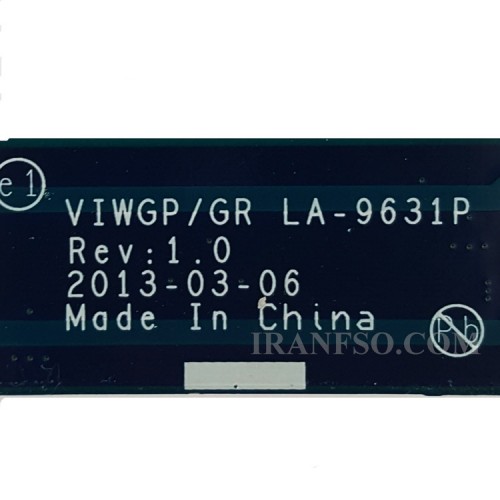 مادربرد لپ تاپ لنوو IdeaPad G500 HM77_VIWGP-GR_LA-9631P VGA-2GB گرافیگ دار-تعمیری