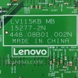 مادربرد لپ تاپ لنوو V110-15IKB_CPU-I5-7200U_LV115KB_15277-2N_448-08B01-002N Ram-4GB_VGA-2GB گرافیک دار