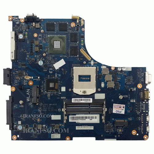 مادربرد لپ تاپ لنوو IdeaPad Y510P_VIQY1_NM-A032_LED-FHD_VGA-2GB گرافیک دار-Chip حرارت دیده