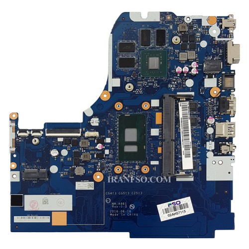 مادربرد لپ تاپ لنوو IdeaPad 310-15IKB_IP510-15_CPU-I5-7_NM-A981_RAM-4G_PM2GM گرافیک دار سوکت بزرگ-تعمیری
