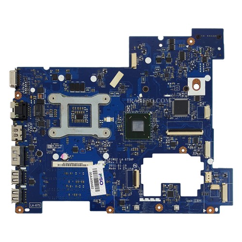 مادربرد لپ تاپ لنوو IdeaPad G570 HM55_PIWG2_LA-675AP گرافیک اینتلی-تعمیری