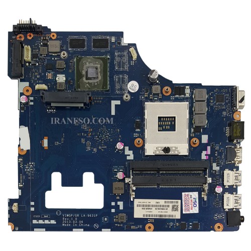 مادربرد لپ تاپ لنوو IdeaPad G500 Pentium-HM70_VIWGP-GR_LA-9631P_VGA-1GB گرافیک دار-تعمیری