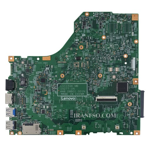 مادربرد لپ تاپ لنوو IdeaPad V110-15ISK CPU-I3-6_LV115SK MB_15277-1N_448-08B01-0011N_RAM-4GB گرافیک اینتلی
