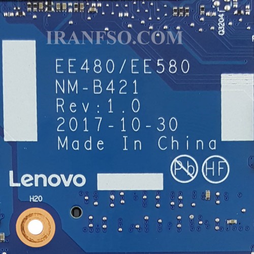 مادربرد لپ تاپ لنوو Thinkpad E480-E580 CPU-I5-7200U_EE480-EE580_NM-B421 گرافیک اینتلی