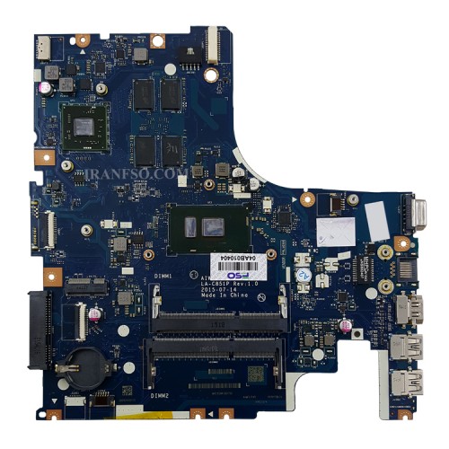 مادربرد لپ تاپ لنوو IP500-15ISK I5-6200_AIWZ2-AIWZ3_LA-C851P_2GB_3D Web R7-M360 گرافیک دار-مشابه Z51-70 تعمیری