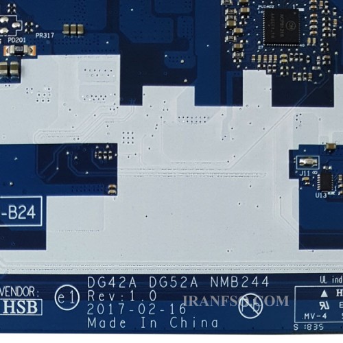 مادربرد لپ تاپ لنوو IdeaPad 320-15ISK CPU-I5-7_DG42A-DG52A_NM-B244_RAM-4GB_VGA-2GB گرافیک دار-Chip حرارت دیده
